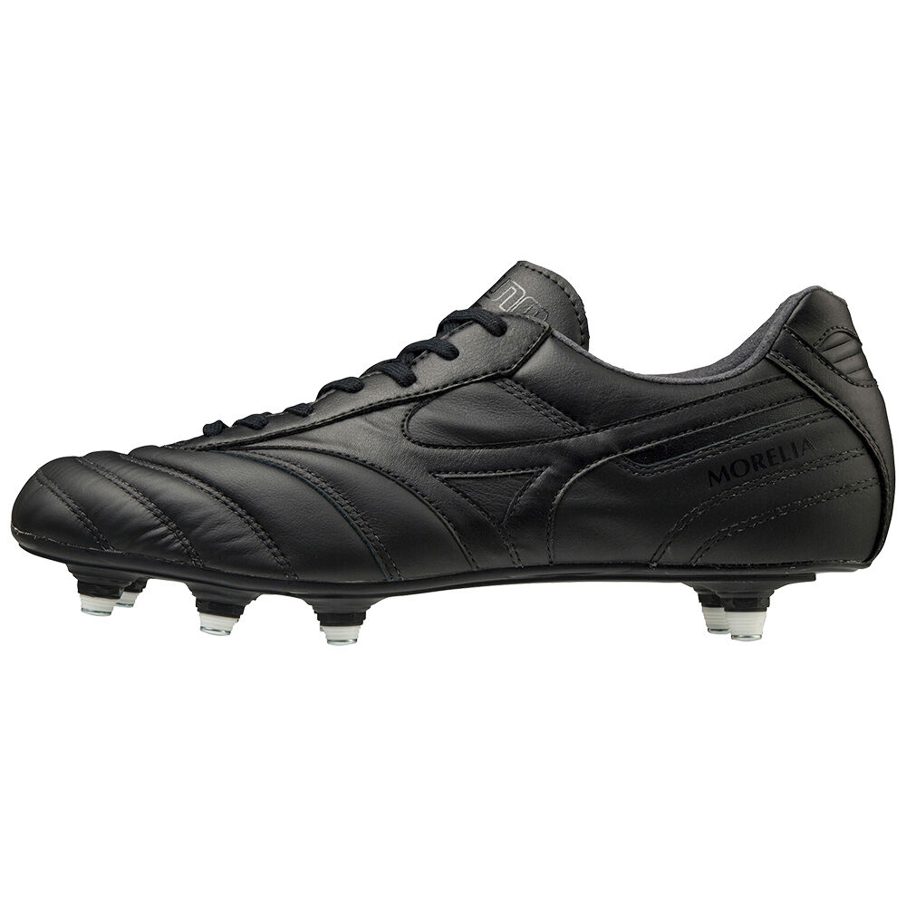 Botas de Futbol Mizuno Morelia II Elite SI Hombre Negras Ofertas YAVE-06832